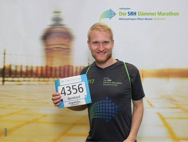 Ready for half marathon, Mannheim (2017)